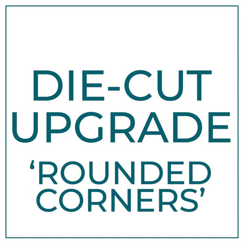 upgrade die-cut shape - rounded edge corners