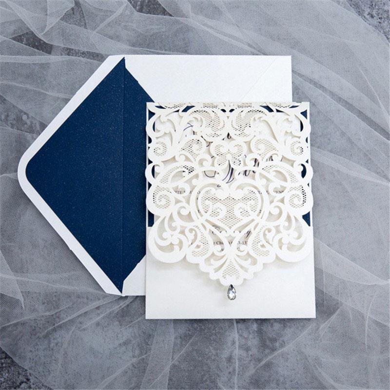 'Laced Droplet' - Laser cut Pocket Fold