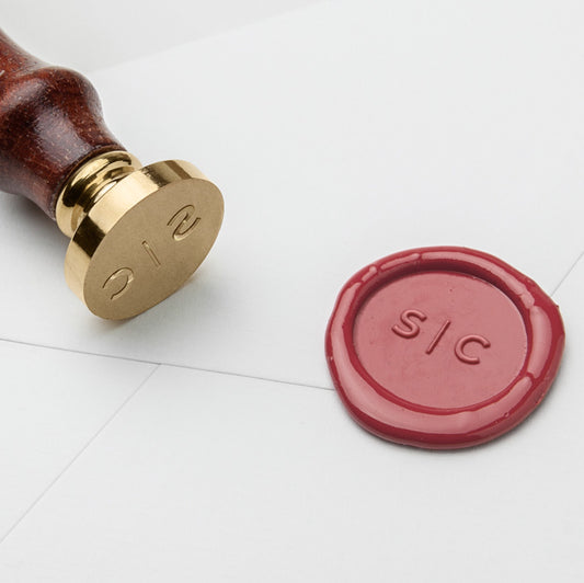 custom design monogram wax stamp