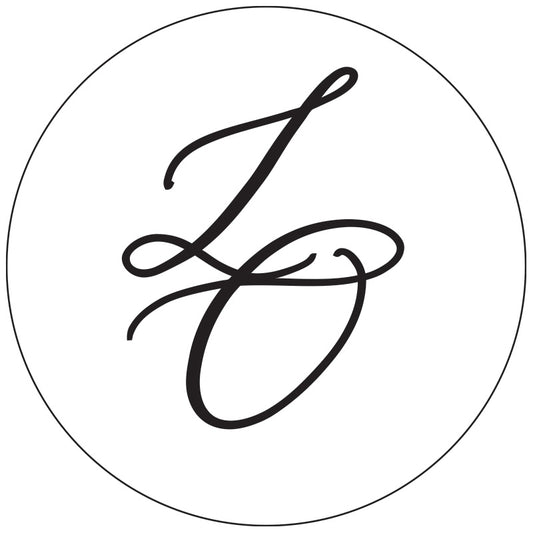script initial monogram wax stamp artwork