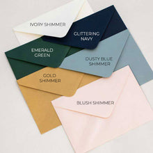 envelopes for acrylic & laser cut invitations group side