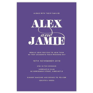 Alex - Wedding Invitations