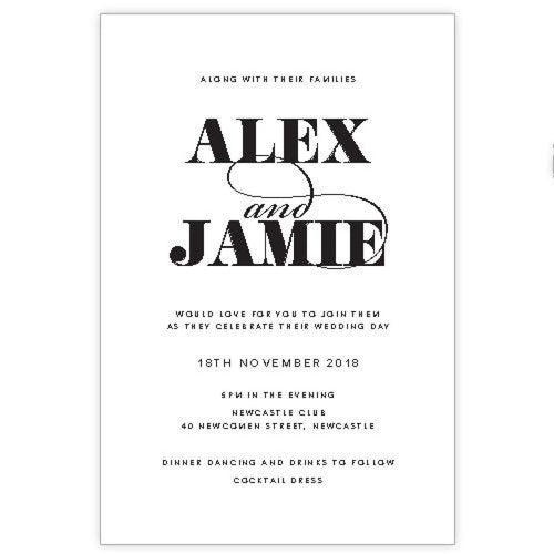Alex - Wedding Invitations
