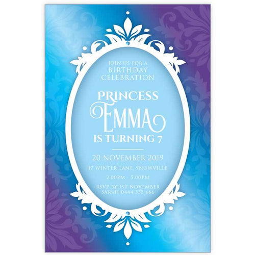 Frozen birthday invitation - Mirror