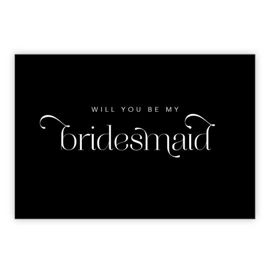 bridesmaid card