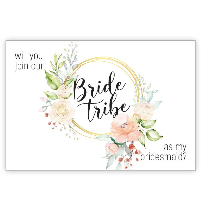 bridesmaid card