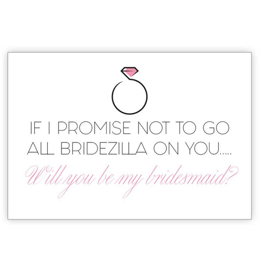 bridesmaid card