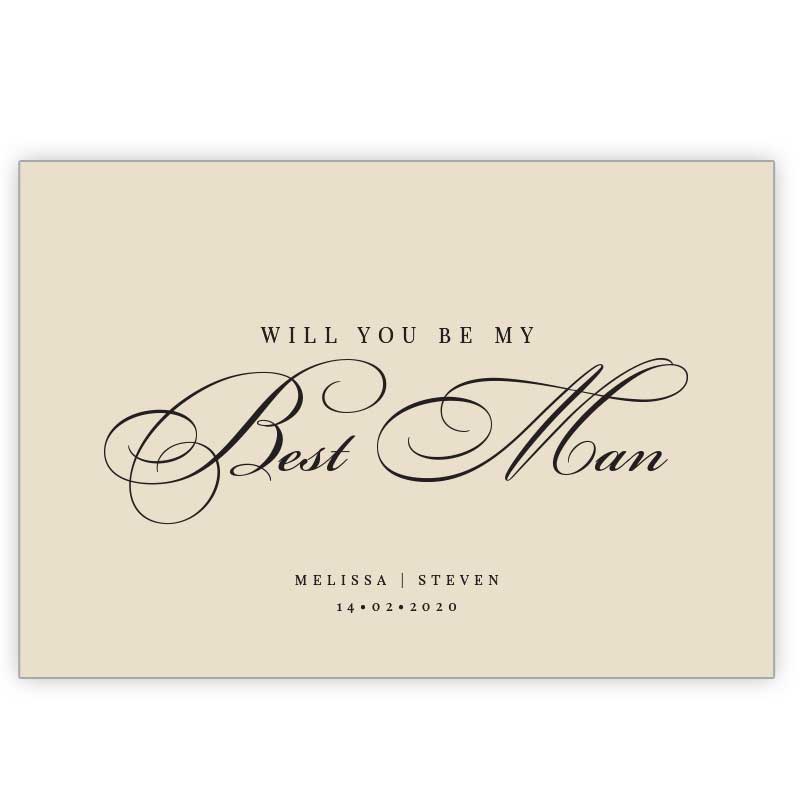 bridesmaid card