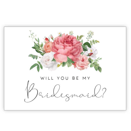 bridesmaid card