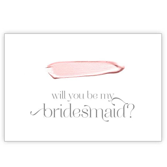 bridesmaid card