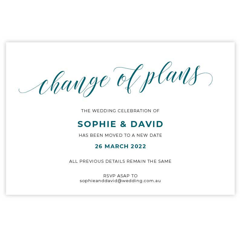 Change of Date - Sophie