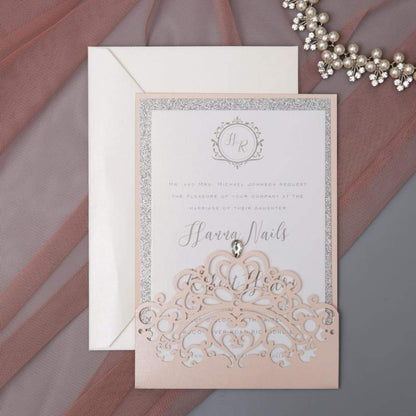'Crown Quinceanera' - Laser cut Sleeve