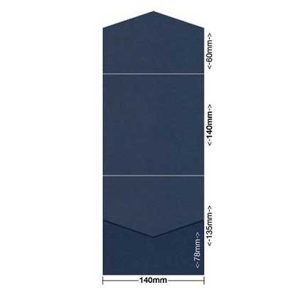 *Eco Grande Sailor Blue - 140x140 Pocket iFlap - Style B