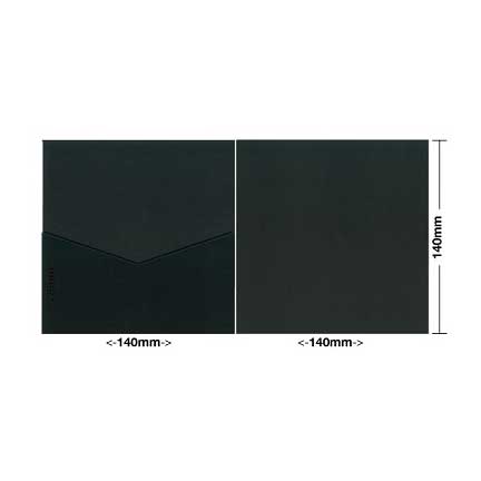 eco luxury midnight black pocket fold