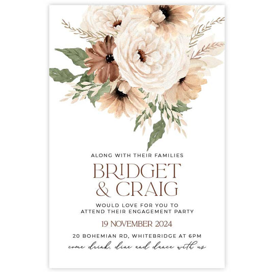 Bohemian Elegance Bridget - Engagement Inv