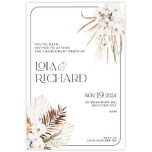 Bohemian Elegance Lola - Engagement Inv