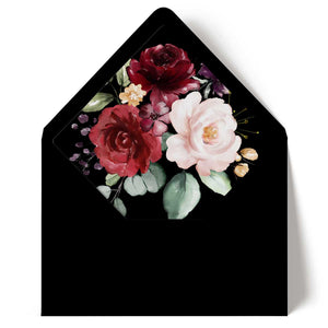Binet Floral - Envelope Liner