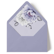 floral lilac bloom envelope liner