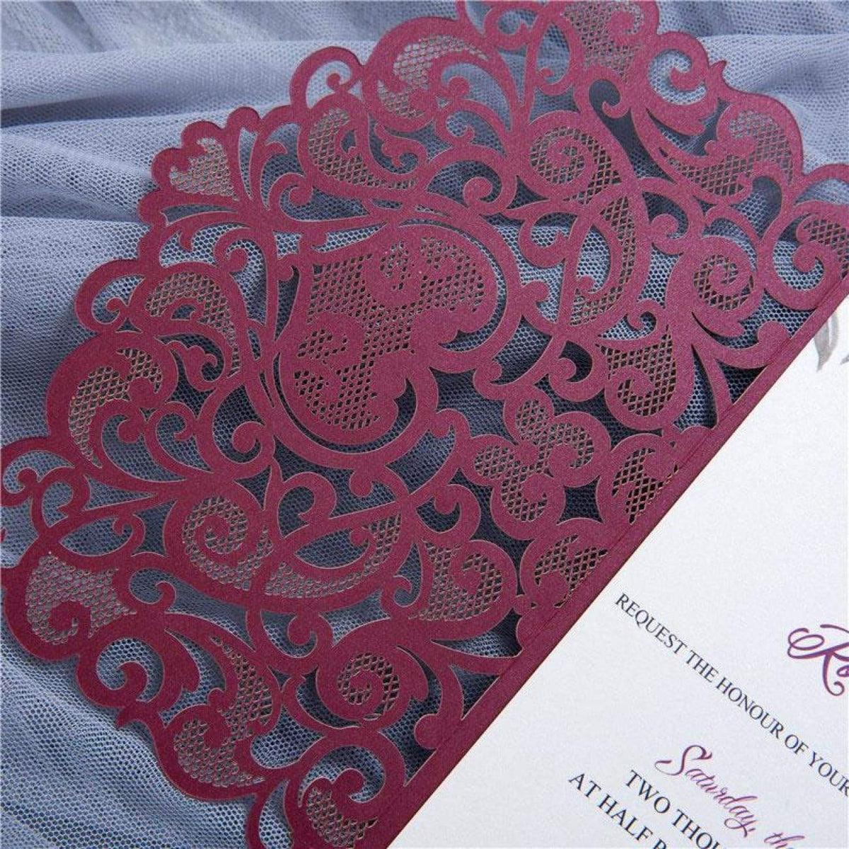 Graceful Love' - Laser-cut Tri-fold Pocket