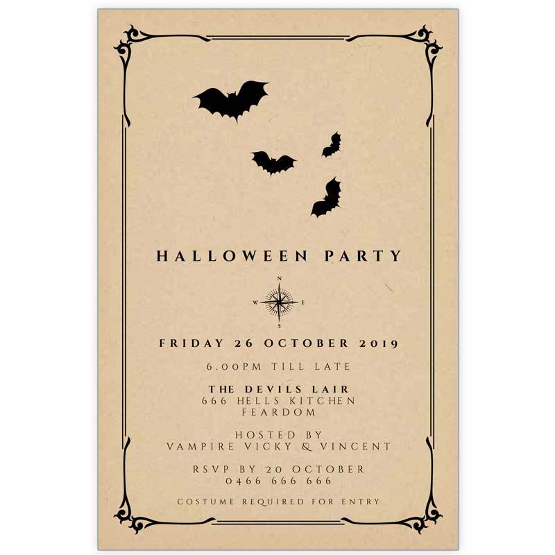 Vintage Bats - Halloween