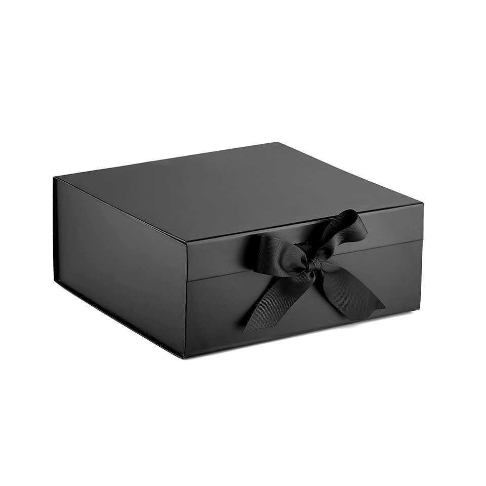 bridesmaid proposal box hamper box black