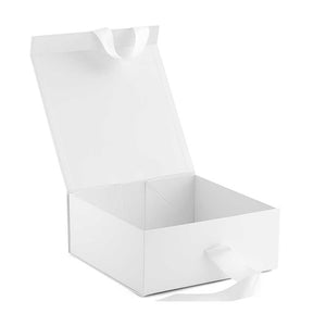 bridesmaid proposal box hamper box white open
