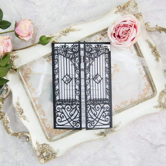 Iron Gate' - Laser-cut - Personalised - Gate Fold