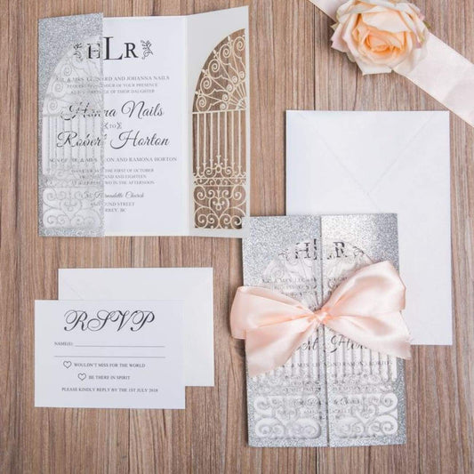 Iron Gates - Laser cut & Ribbon- DIY Set