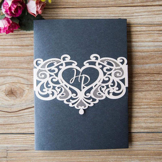 Laser cut - Belly Band - 'Personalised Heart'