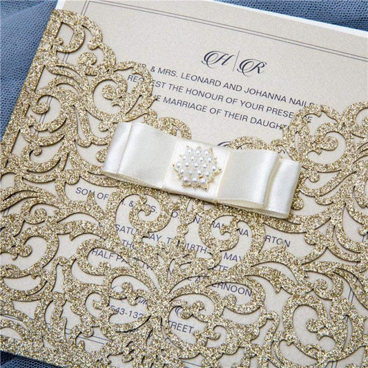 'Luxurious Sleeve Glitter ' - Laser cut Sleeve
