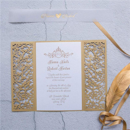 Mesh Leaves Gates' - Laser-cut Gate Fold