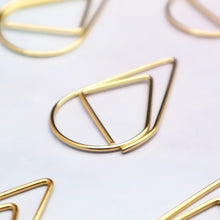 gold teardrop paperclip