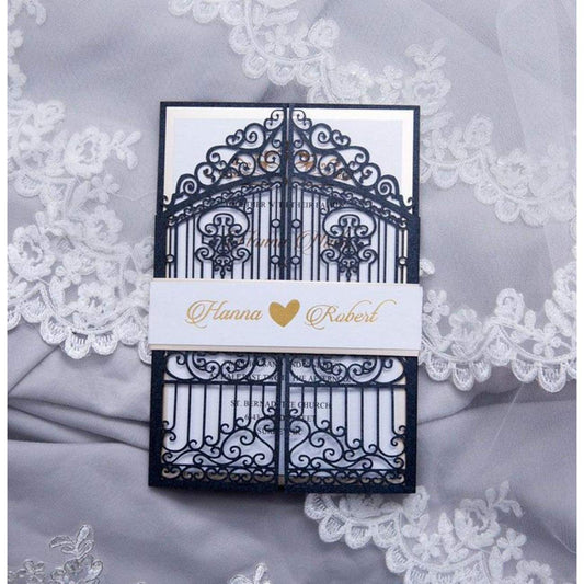 Retro Iron Gates' - Laser-cut Gate Fold