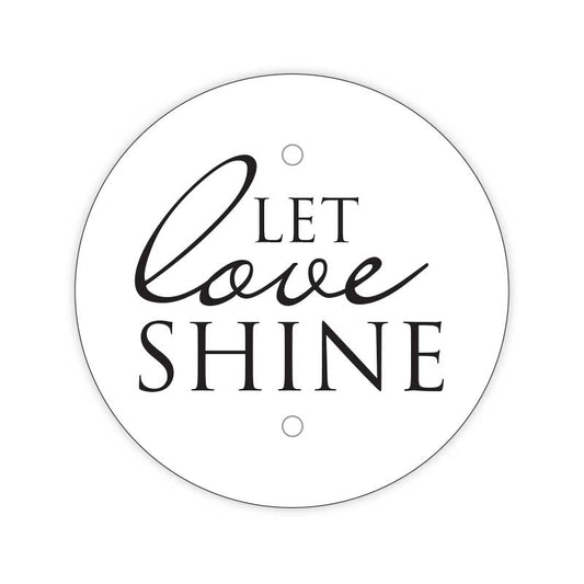 sparkler send-off let love shine