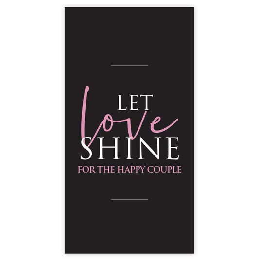 sparkler send off tag circle let love shine happy couple