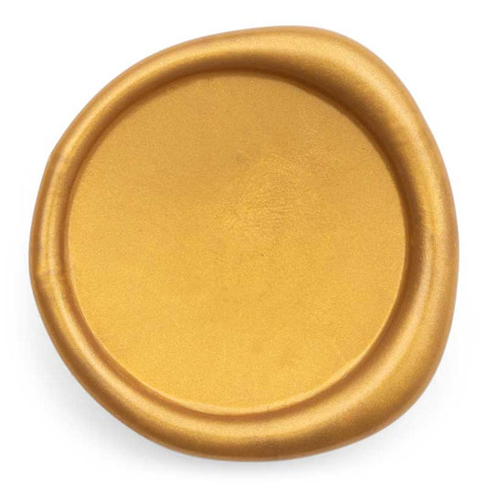 traditional gold wax seal Pixel and Ink Designs