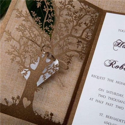 Tree Gates' - Laser-cut Book Fold