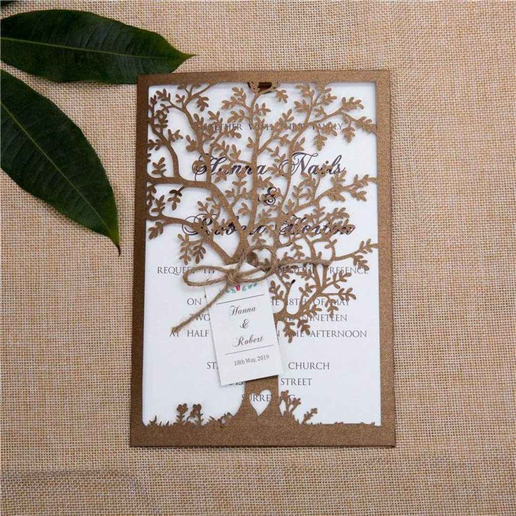 Tree Gates' - Laser-cut Book Fold