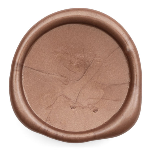 antique copper wax seal