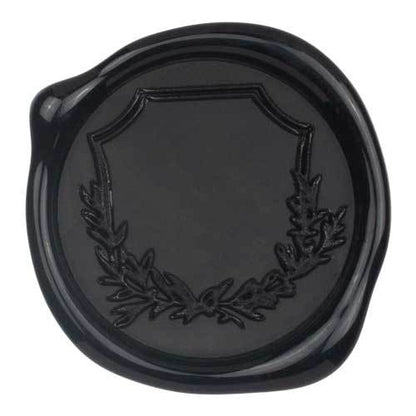 traditional black wax seal