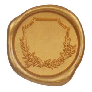 traditional gold wax seal