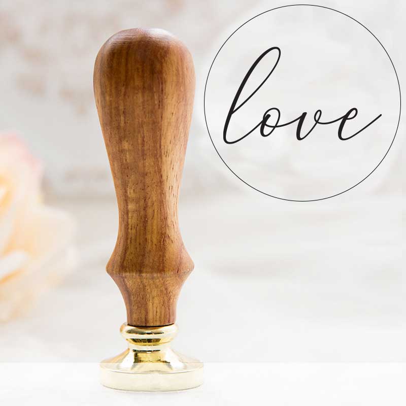 wax stamp love