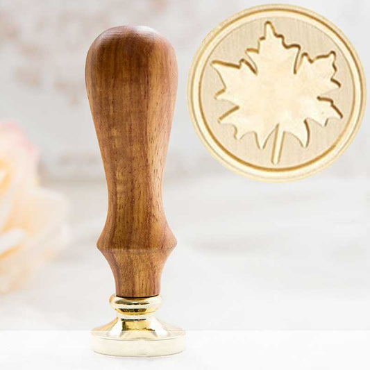 wax stamp maple leaf