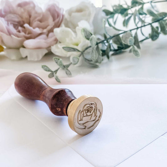 wax stamp rose