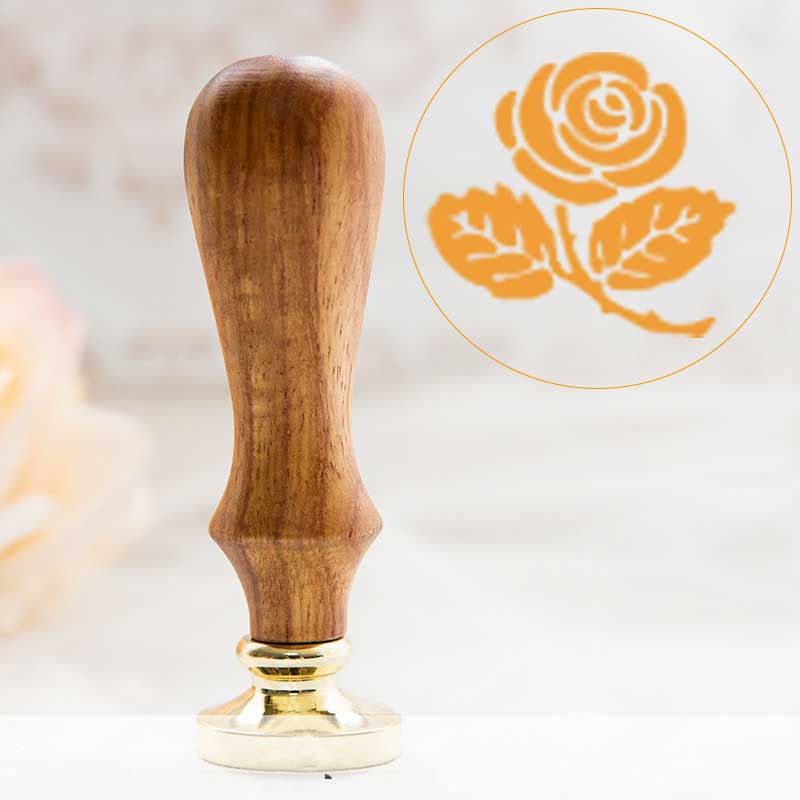 wax stamp rose