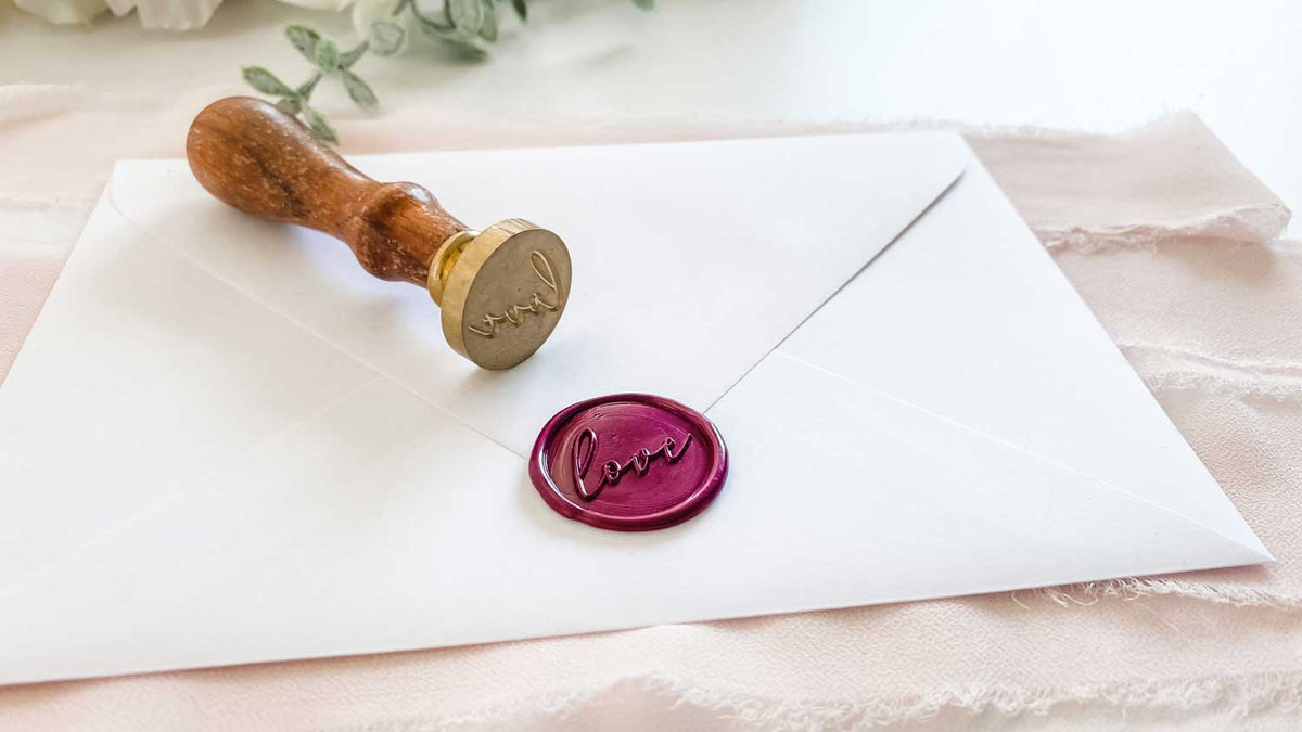 Wax Stamp - Love Script