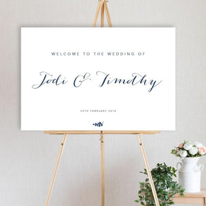 Blue Jade - Welcome Sign
