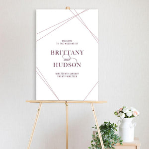 Blushing Brittany - Welcome Sign