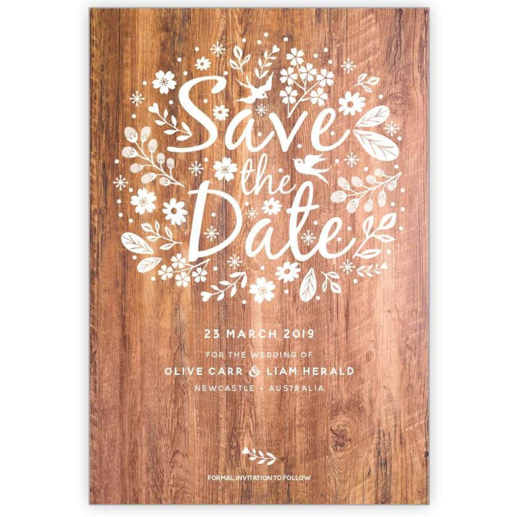 Whimsical Bird - Save the Date