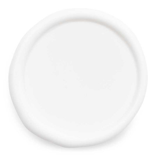 bright white wax seal